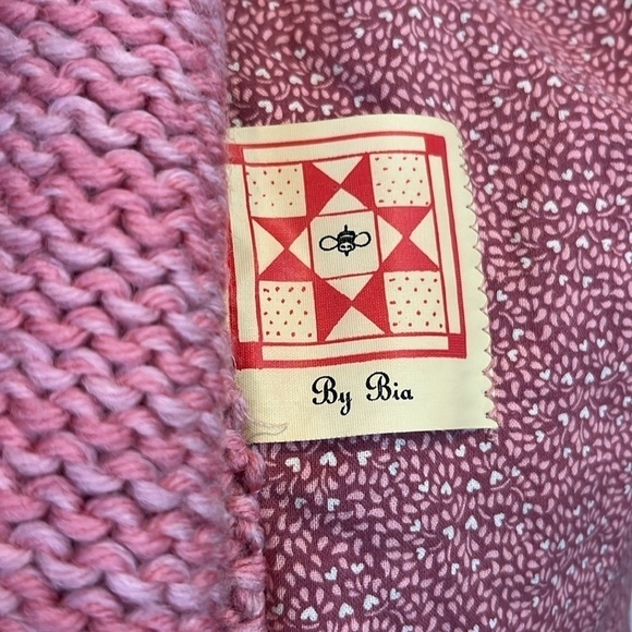 Handmade vintage sweater quilted front folksy boho hippie artsy patchwork M/L - Picture 9 of 14